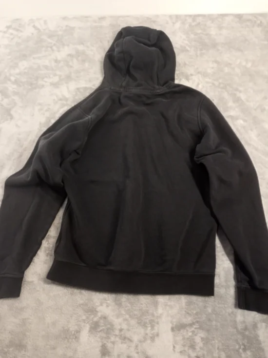 Nike Men's Black Hoodie Sweatshirt Size Small Swoosh Logo - Picture 3 of 9